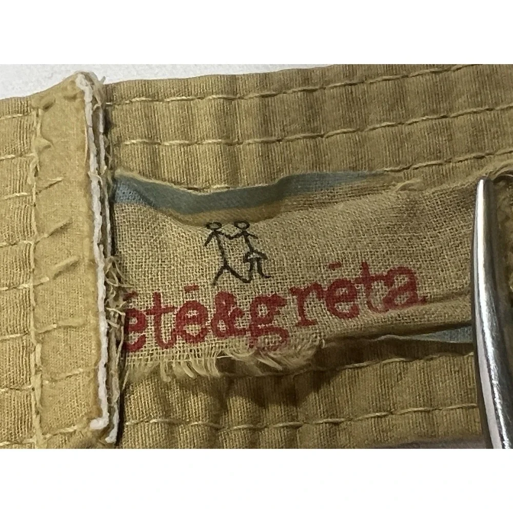 Johnny Was Pete & Greta Canvas Belt‎ Double Grommet Adjustable Buckle